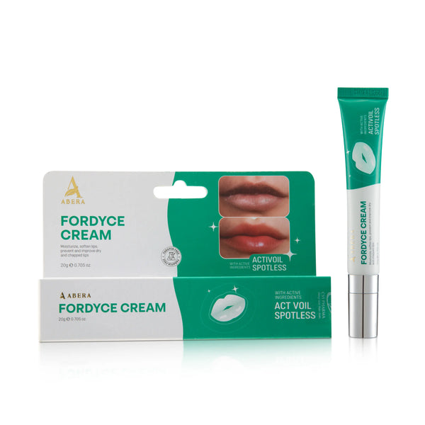 Abera Fordyce Cream – Advanced Formula with HPR (Next-Gen Retinoids), Fordyce Spot & Lip Acne Remover, All-day Moisturizing, Help Improve Dry, Chapped and Dark Lips, For Sensitive Lips (0.7 Oz)