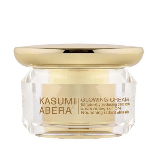 ABERA Kasumi Glowing Cream – Advanced Formula Melasma & Dark Spot Corrector with Niacinamide, Hyaluronic Acid, Red Ginseng & Reishi Mushroom – Anti-Aging Face Cream for Wrinkles & Fine Lines (0.7 oz)